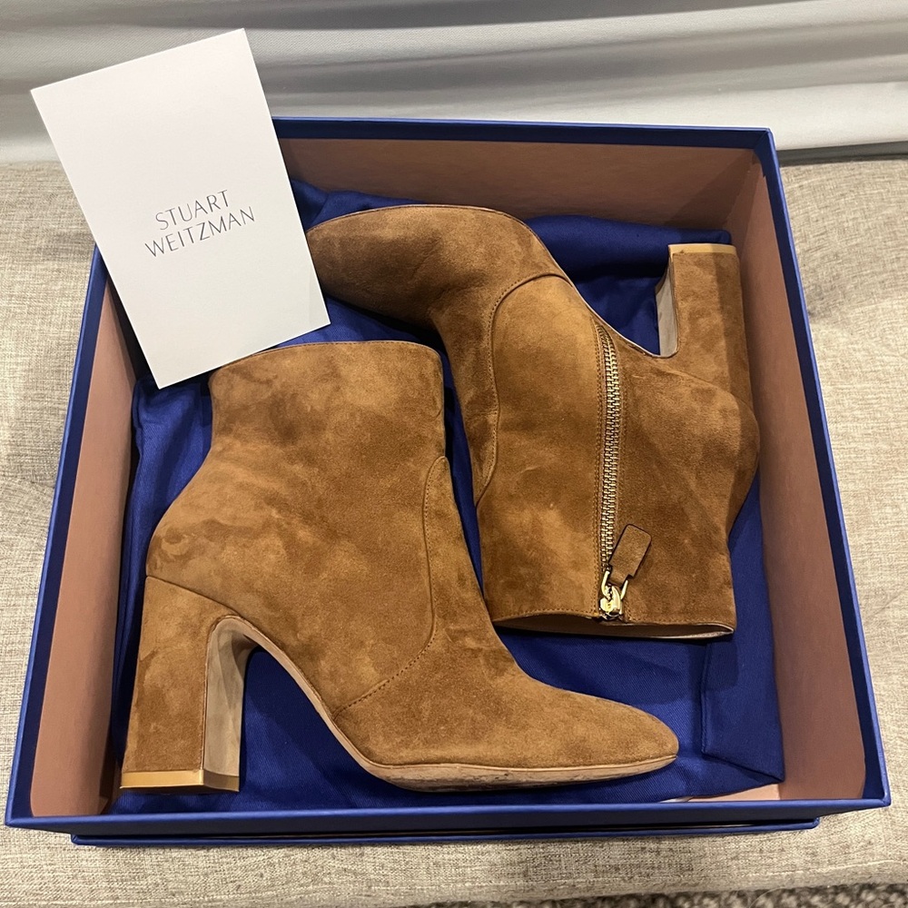 Stuart Weitzman Nell Suede Boots - size 7.5